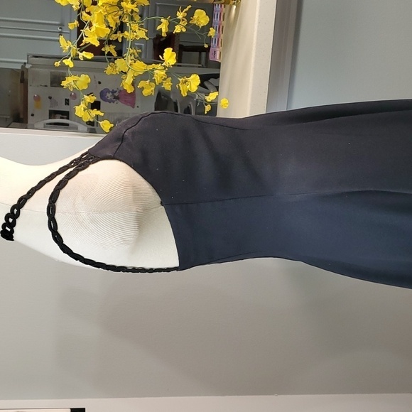 De-Laru by Lind Bernell vintage black dress. Size 3/4. Fit and‎ flair. USA 🇺🇸 - Picture 5 of 13